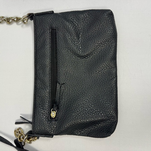 Nicole Miller Black Crossbody Bag with Gold Chain - Picture 4 of 7